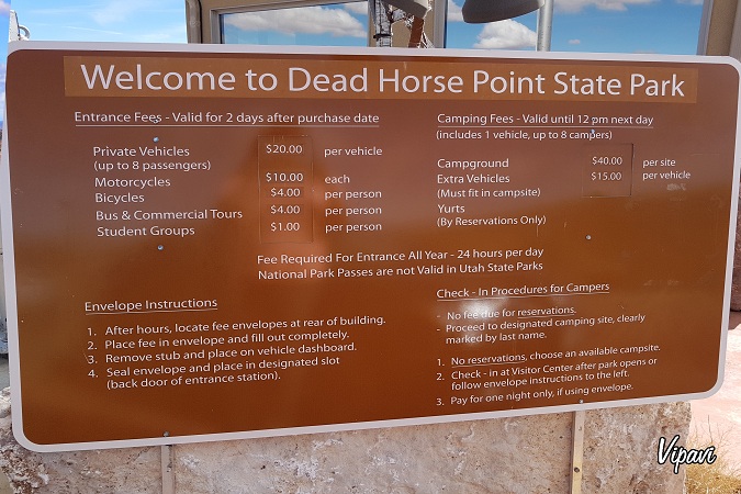 Dead Horse Point State Park entradas